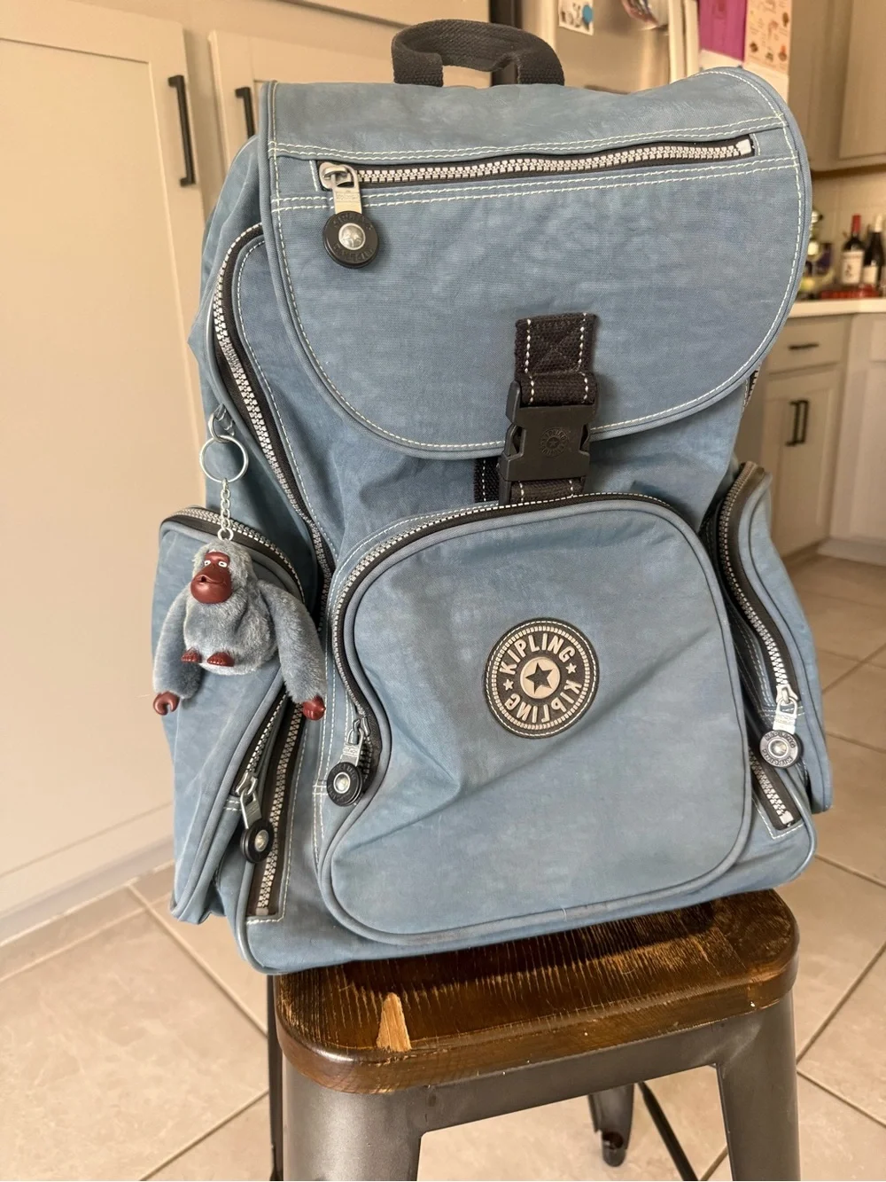 Kipling Rolling Backpack- Wheeled traveling backpack